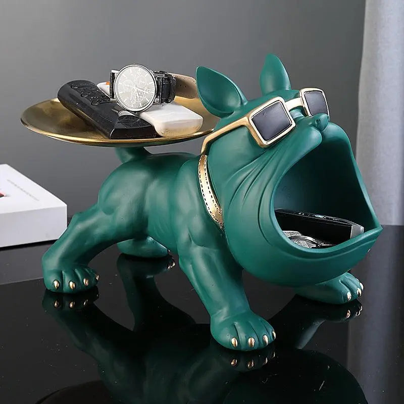 French Bulldog Storage Tray Ornament Statue - D'Sare 