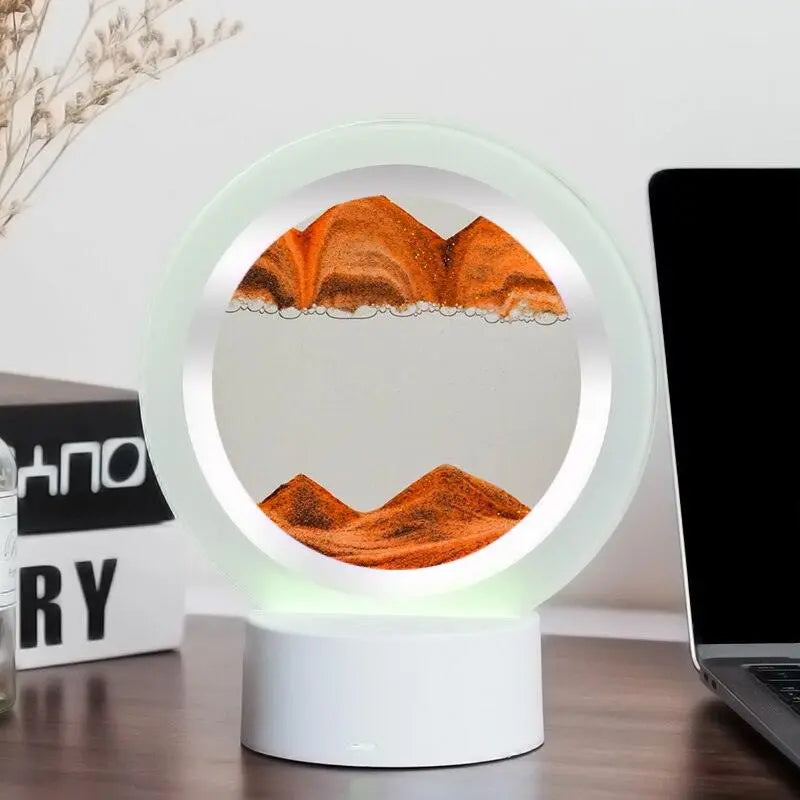 Creative Quicksand Night Light with 7 Colors - D'Sare 