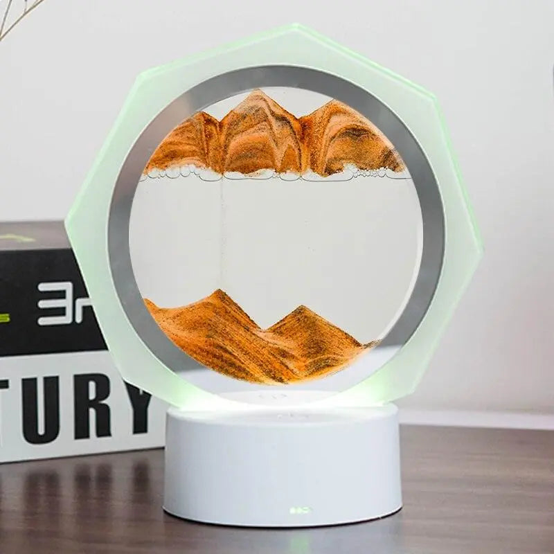 Creative Quicksand Night Light with 7 Colors - D'Sare 