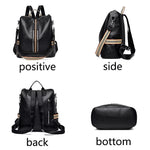 Retro Wide Shoulder Straps Casual Design School Bags - D'Sare 