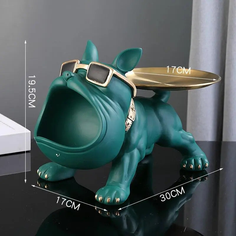 French Bulldog Storage Tray Ornament Statue - D'Sare 