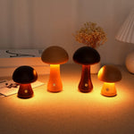 Cute Wooden Mushroom Table Bedside Lamp Touch Lamp| Night Light USB Rechargeable - D'Sare 