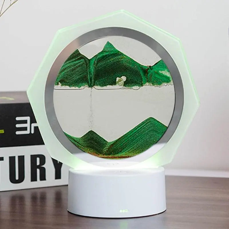 Creative Quicksand Night Light with 7 Colors - D'Sare 