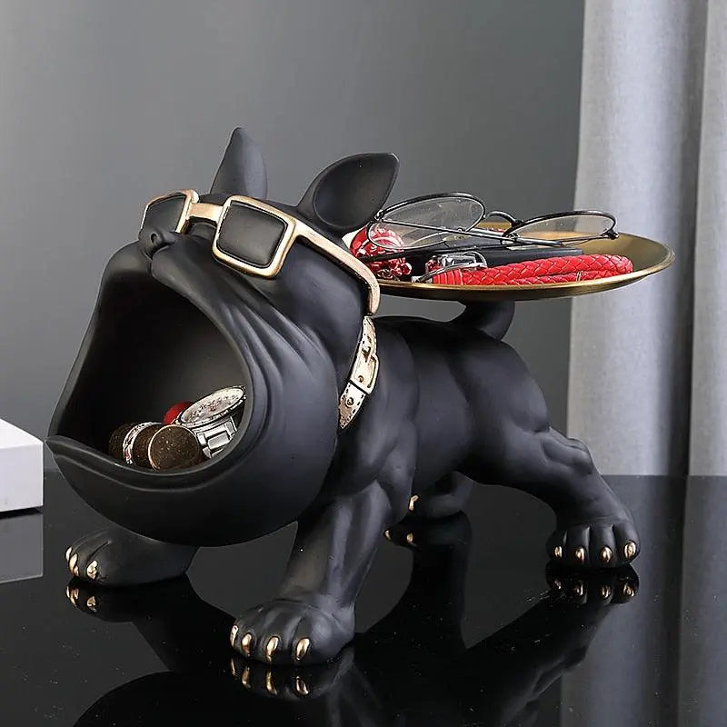 French Bulldog Storage Tray Ornament Statue - D'Sare 