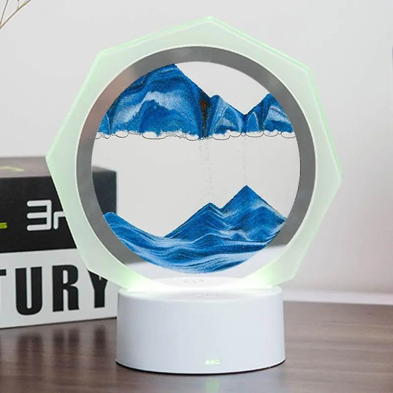 Creative Quicksand Night Light with 7 Colors - D'Sare 