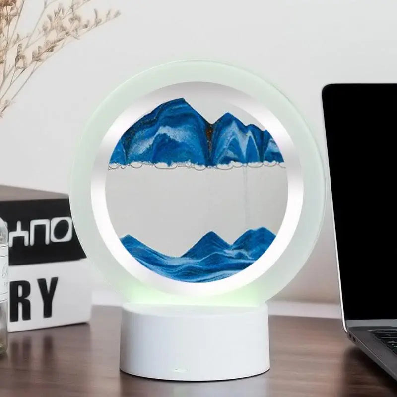 Creative Quicksand Night Light with 7 Colors - D'Sare 