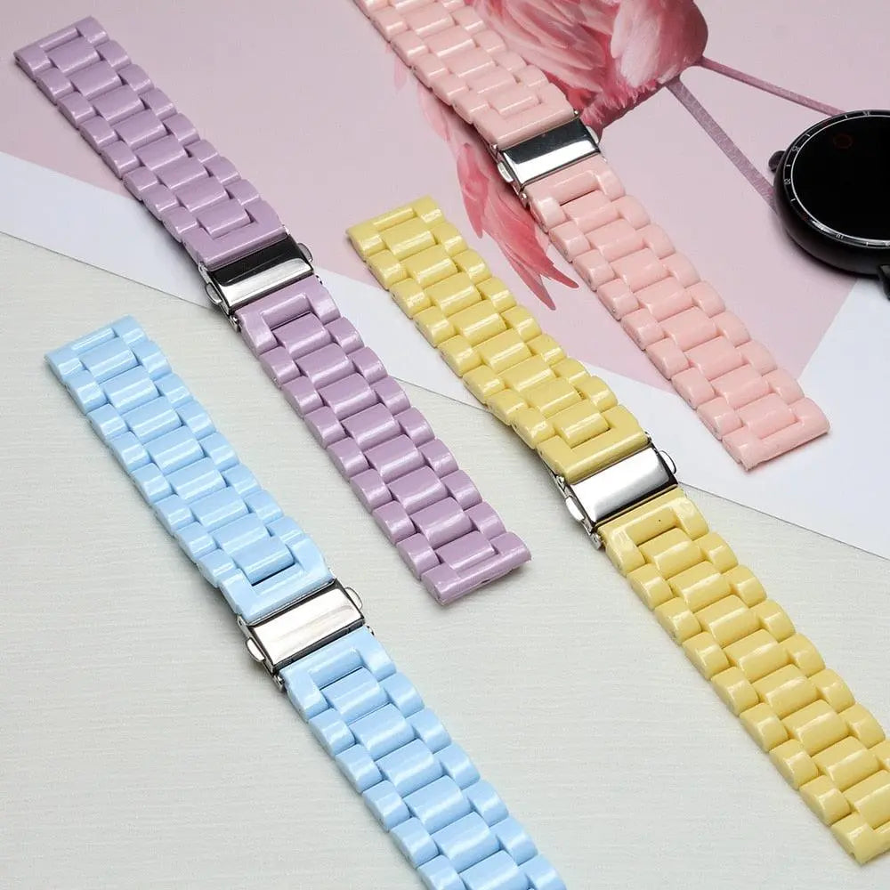 Strap 20mm Watch Band for Amazfit GTS/GTS2/ GTS 3/GTS 2e/GTS 2 mini/Bip U Pro/Bip Lite/Bip S/ Galaxy Watch 4 5 Watchband Acrylic - D'Sare 