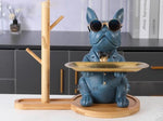 Cool Bulldog Storage Figurines Animal Desk Sculpture - D'Sare 