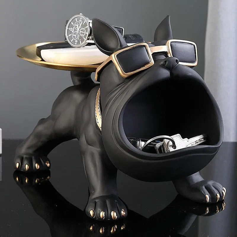 French Bulldog Storage Tray Ornament Statue - D'Sare 