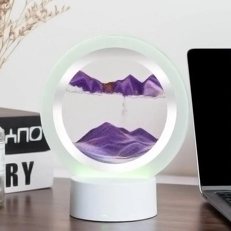 Creative Quicksand Night Light with 7 Colors - D'Sare 