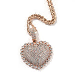 Icy Heart Pendant Chain - D'Sare 