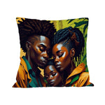 Rasta Trinity Black Love Pillow Covers - D'Sare 