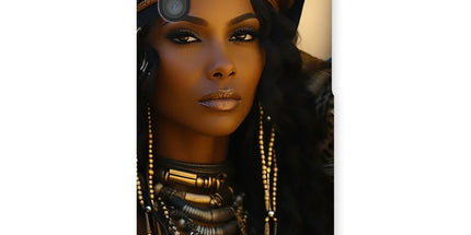 Blue Empress and The Majestic Leopard Snap Phone Case by Prodigi