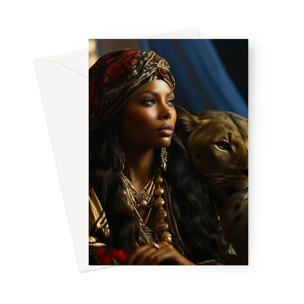 Empowered Ebony Sentiments Greeting Card - D'Sare