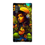 Urban Girl Neon Butterfly Headphone Pop Snap Phone Case - D'Sare