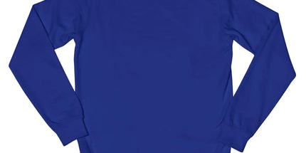 Orange Flower Goddess Blue Crew Neck Sweatshirt by Prodigi
