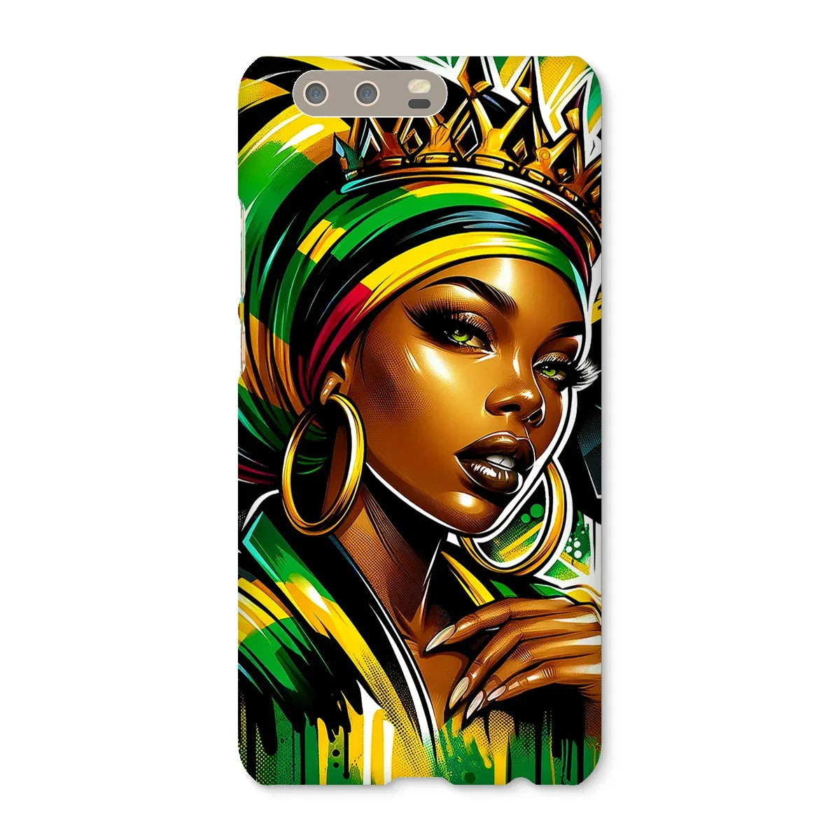 Gift For Her Rasta Queen Street Black Women Gift Snap Phone Case - D'Sare