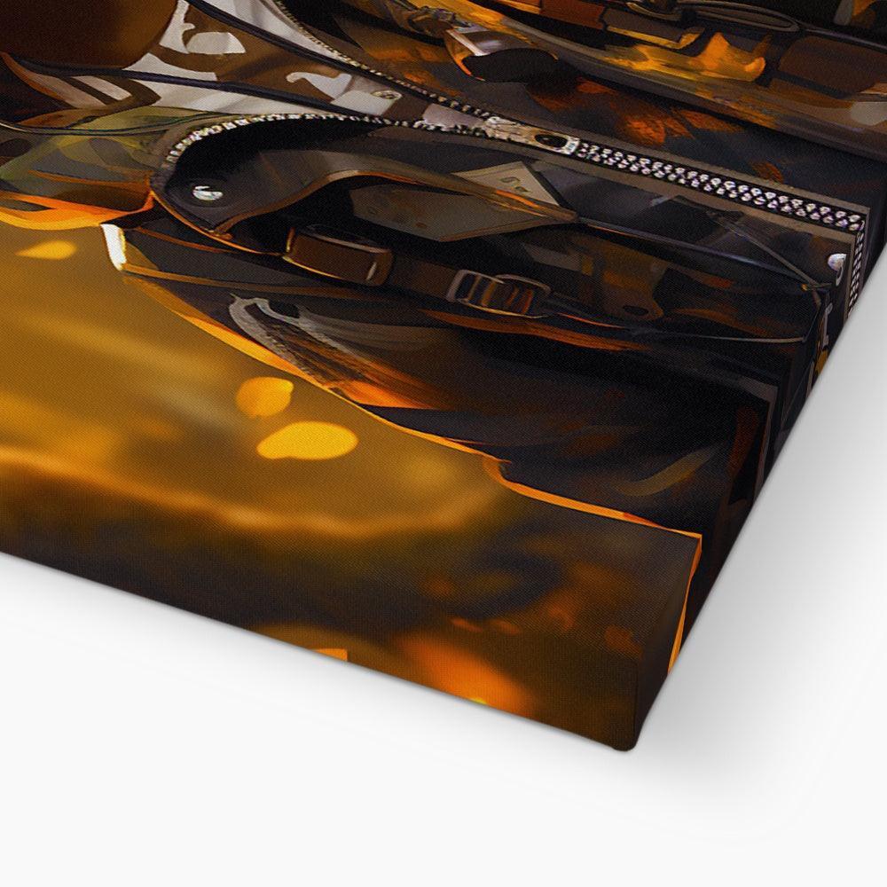 Little Boy Dino Dream Earphone: MelanatedMe Adventures by D'Sare Eco Canvas - D'Sare 