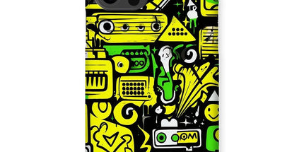 Graffiti Green and Yellow Abstract: A Dive into Vibrant Urban Art Snap Phone Case by Prodigi