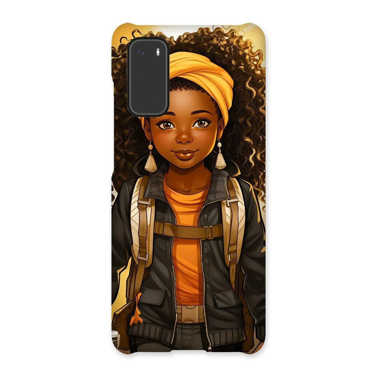 Autum Days Cute Black Girl MelanatedMe Snap Phone Case - D'Sare 
