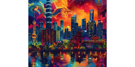 2024 Year Of The Dragon Celebration Wall Art Poster by Prodigi
