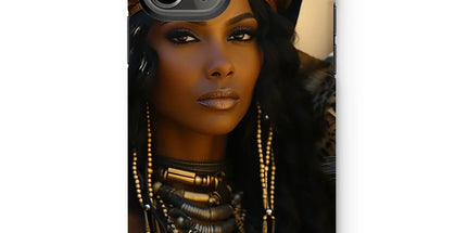 Blue Empress and The Majestic Leopard Tough Phone Case by Prodigi