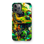 Mechanical Muse: Vibrant Graffiti Odyssey in Surreal Auto Wonderland Tough Phone Case - D'Sare