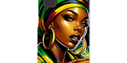 Gift For Her Rasta Queen Street Black Women Gift Snap Phone Case - D'Sare