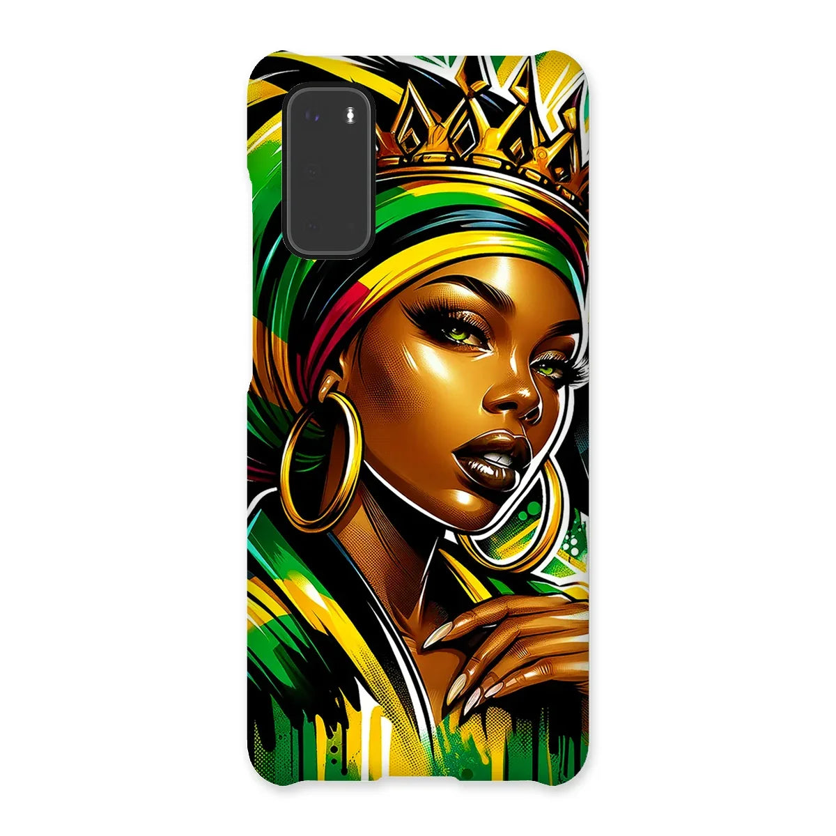 Gift For Her Rasta Queen Street Black Women Gift Snap Phone Case - D'Sare