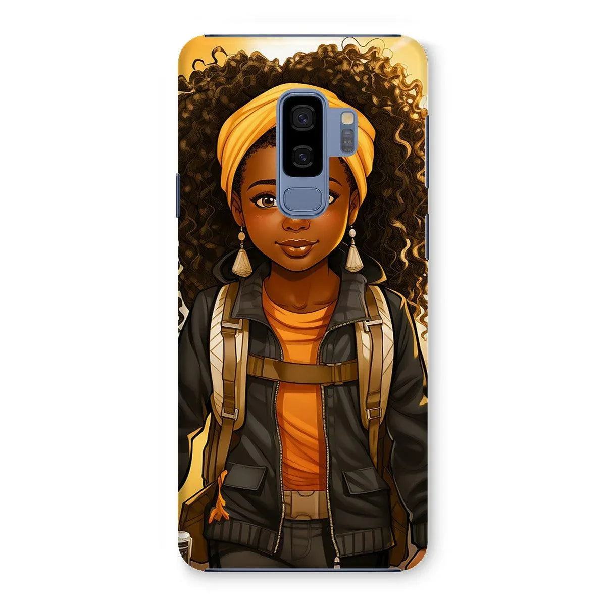 Autum Days Cute Black Girl MelanatedMe Snap Phone Case - D'Sare 