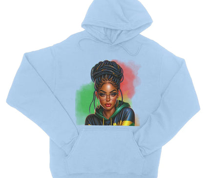 Irie Island Girl  College Hoodie - D'Sare