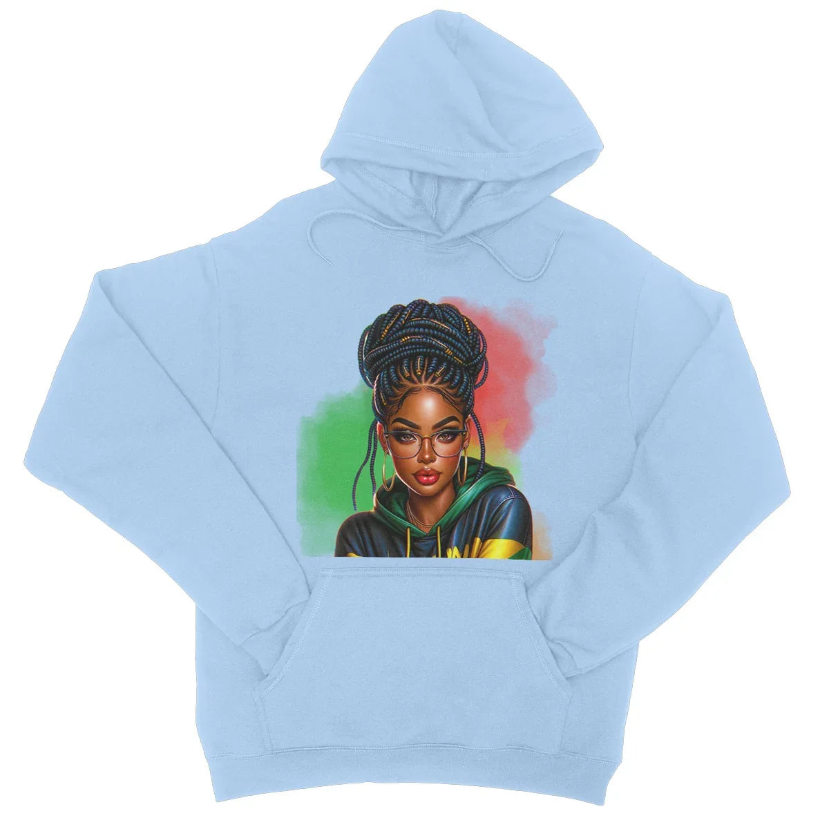 Irie Island Girl  College Hoodie - D'Sare