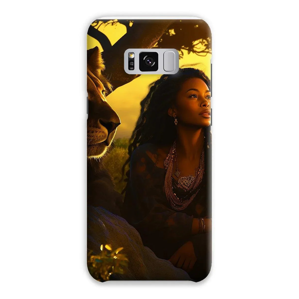 Empress Divine: The Black Feminine & Lion of Judah Legacy Snap Phone Case - D'Sare 