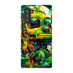 Mechanical Muse: Vibrant Graffiti Odyssey in Surreal Auto Wonderland Tough Phone Case - D'Sare