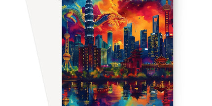 2024 Year Of The Dragon Celebration Greeting Card by Prodigi