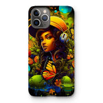 Urban Girl Neon Butterfly Headphone Pop Snap Phone Case - D'Sare