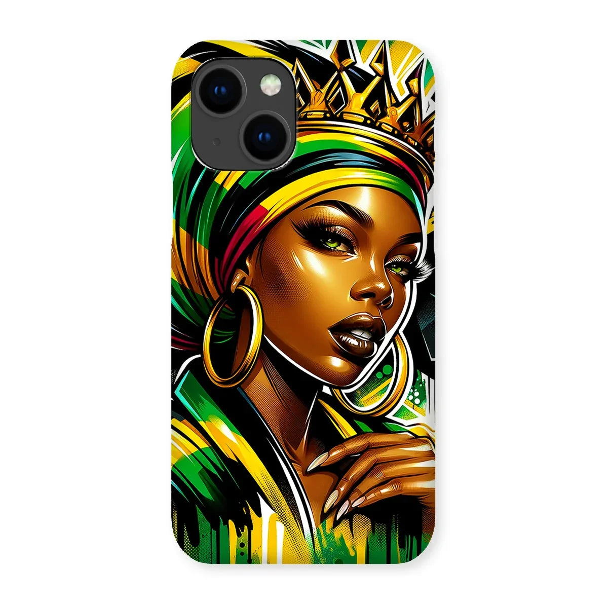 Gift For Her Rasta Queen Street Black Women Gift Snap Phone Case - D'Sare