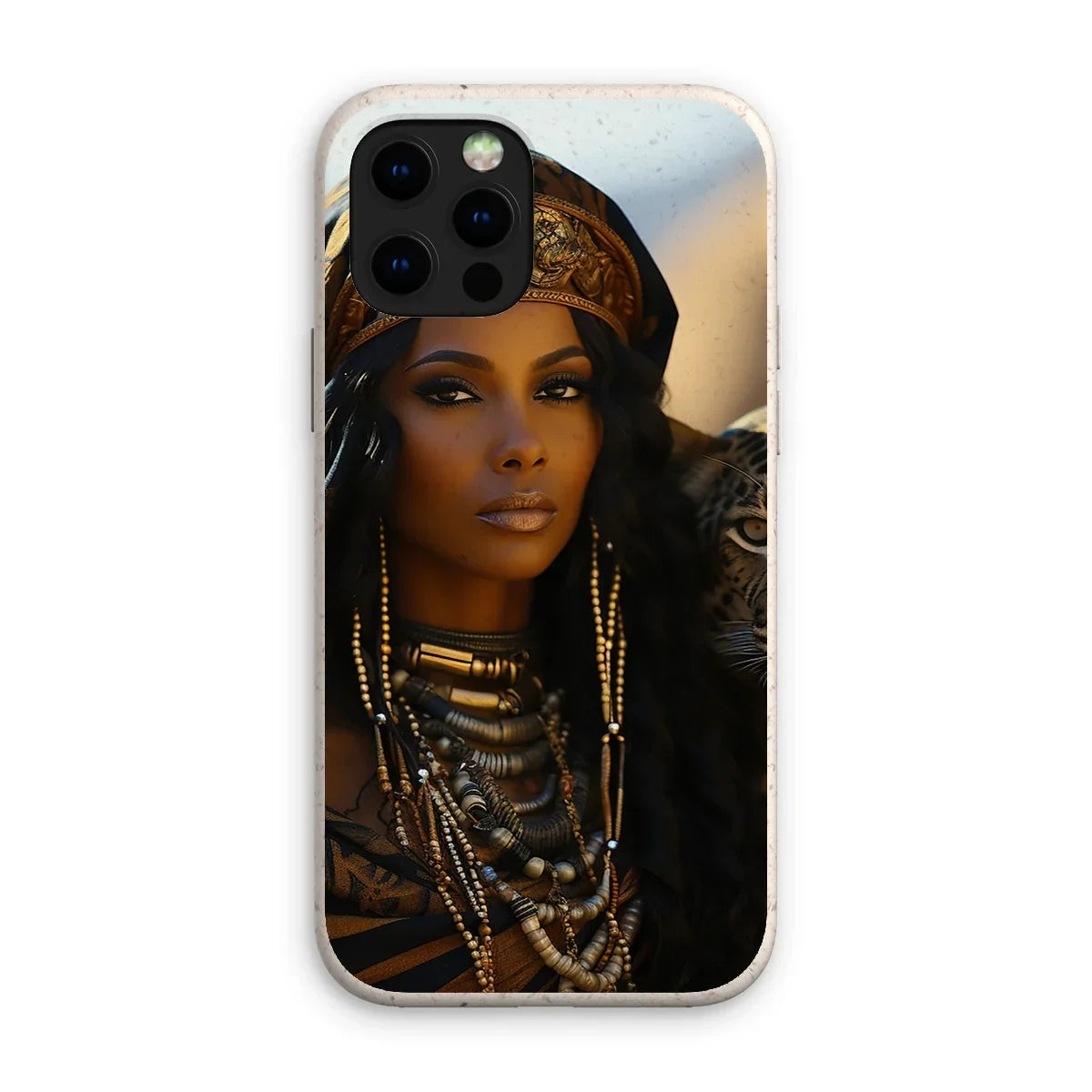 Blue Empress and The Majestic Leopard Eco Phone Case - D'Sare