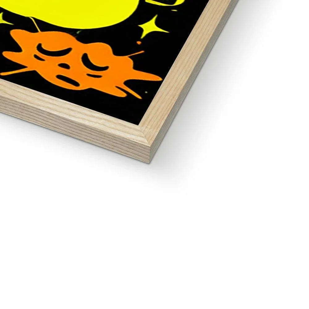 Graffiti Green and Yellow Abstract: A Dive into Vibrant Urban Art Framed Print - D'Sare 