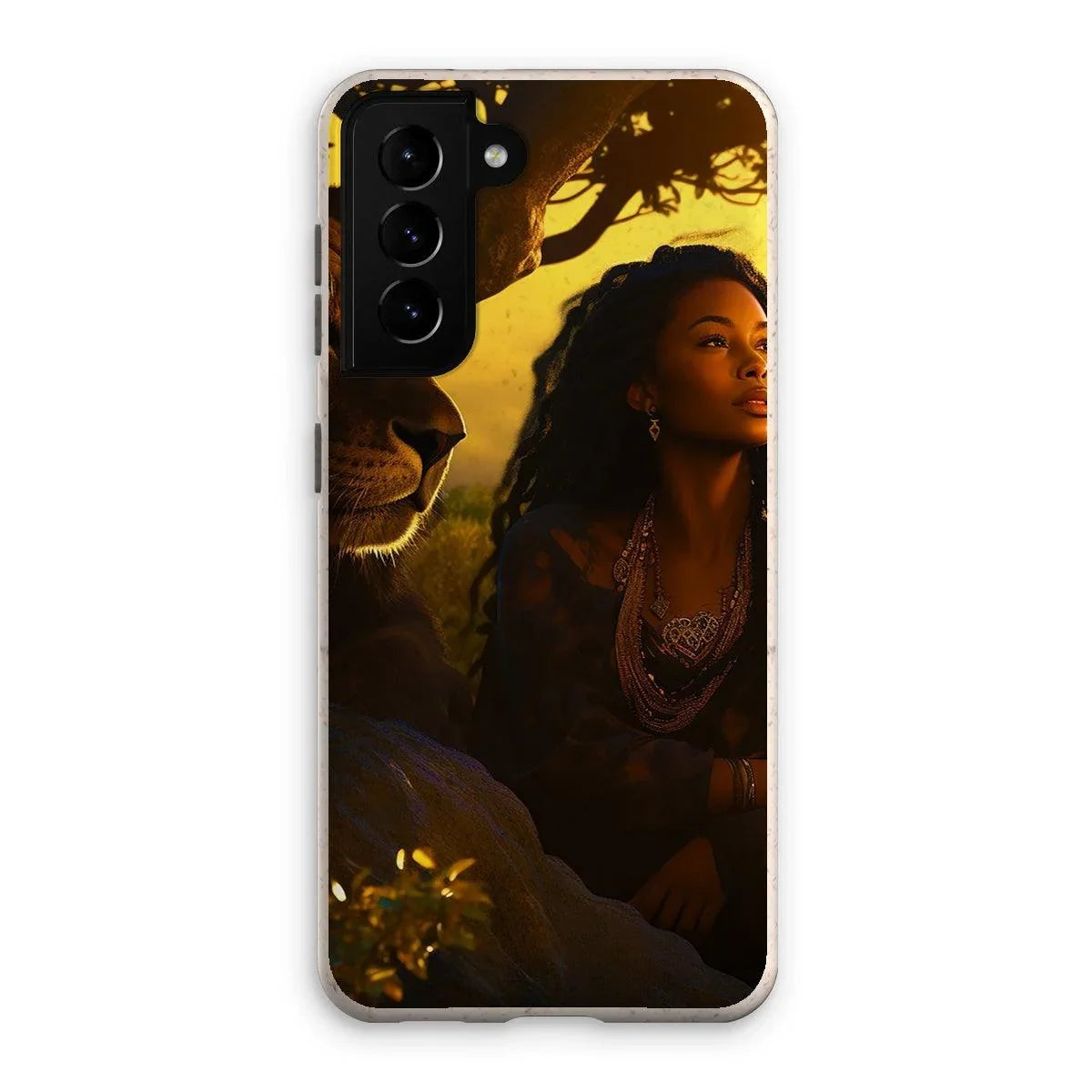 Empress Divine: The Black Feminine & Lion of Judah Legacy Eco Phone Case - D'Sare 