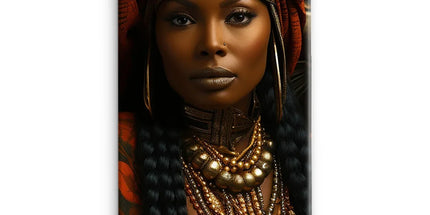 Empress Ebony Leopard Luxe MelanatedME Snap Phone Case by Prodigi