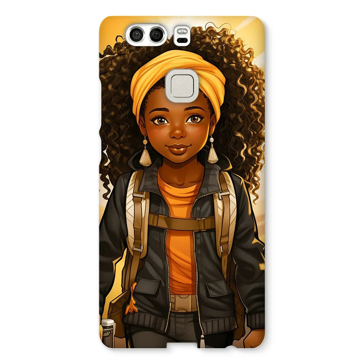 Autum Days Cute Black Girl MelanatedMe Snap Phone Case - D'Sare