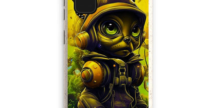 Lunar Explorer Pup | Intergalactic Canine Adventurer - Cosmic Voyage Sci-Fi Enthusiasts Eco Phone Case by D'Sare