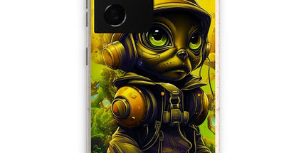 Lunar Explorer Pup | Intergalactic Canine Adventurer - Cosmic Voyage Sci-Fi Enthusiasts Eco Phone Case by D'Sare