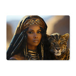 Blue Empress and The Majestic Leopard Placemat - D'Sare