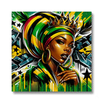 Gift For Her Rasta Queen Street Black Women Gift Eco Canvas - D'Sare