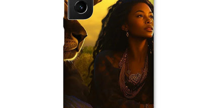 Empress Divine: The Black Feminine & Lion of Judah Legacy Snap Phone Case by Prodigi