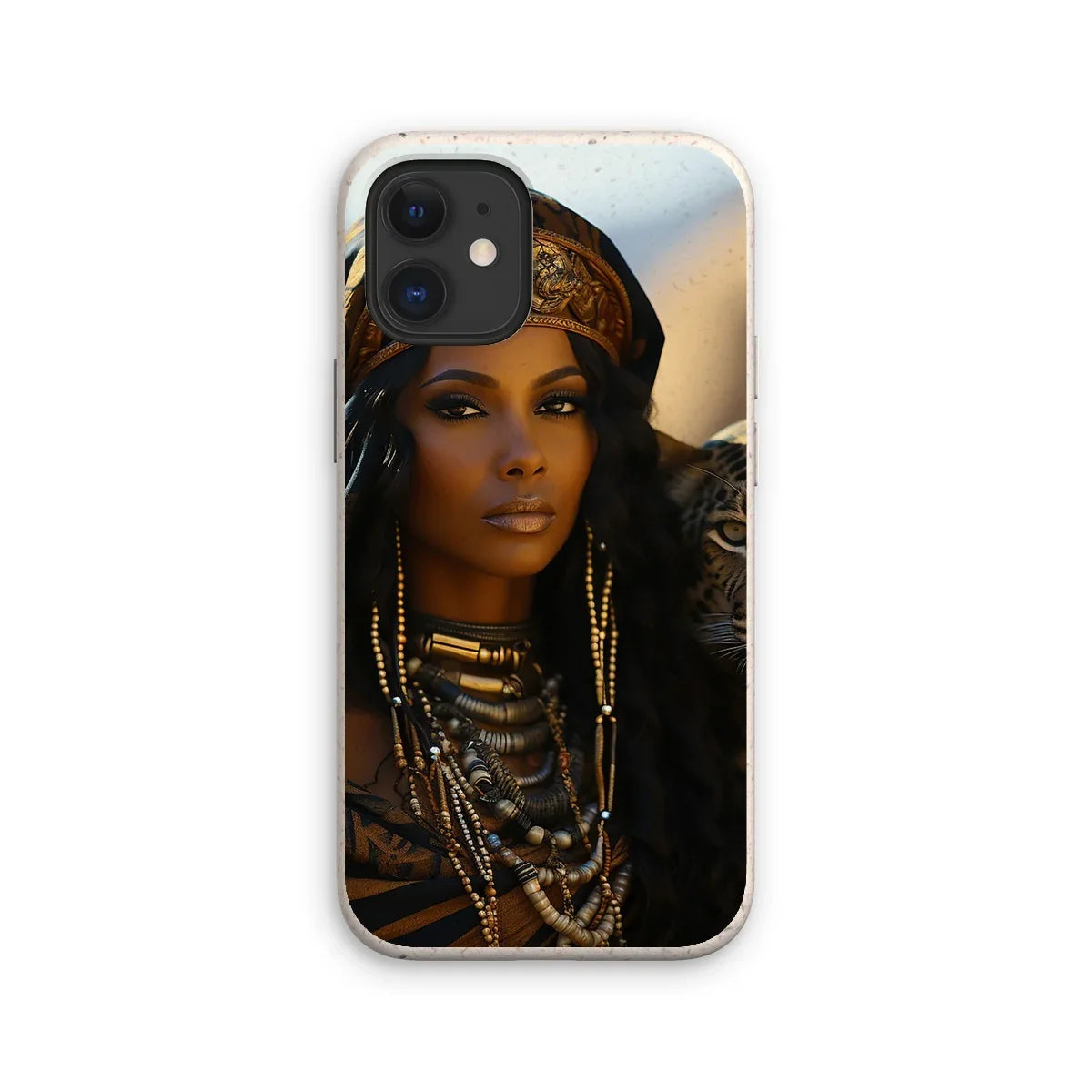 Blue Empress and The Majestic Leopard Eco Phone Case - D'Sare