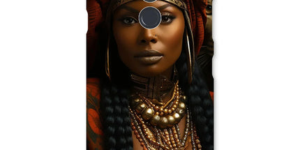Empress Ebony Leopard Luxe MelanatedME Snap Phone Case by Prodigi
