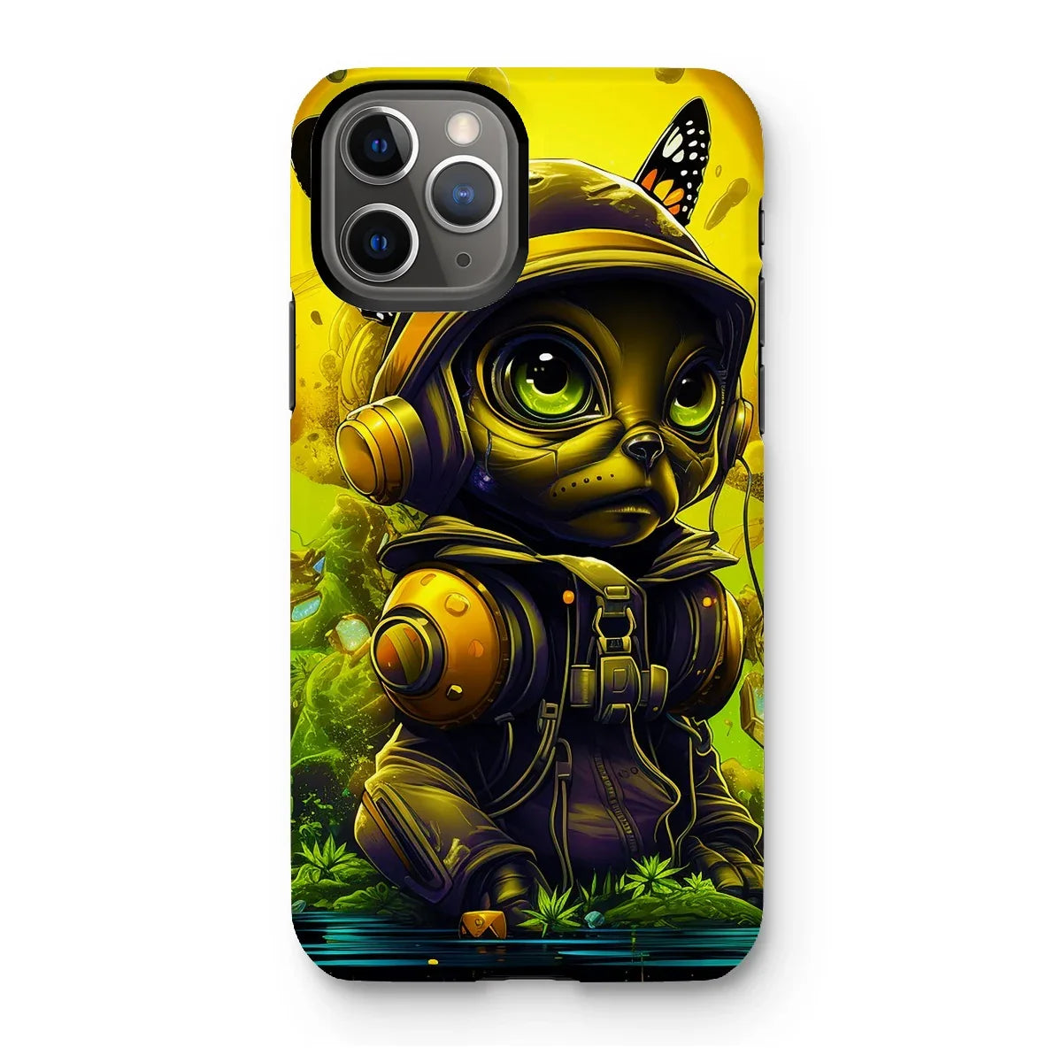 Lunar Explorer Pup | Intergalactic Canine Adventurer - Cosmic Voyage Sci-Fi Enthusiasts Tough Phone Case - D'Sare